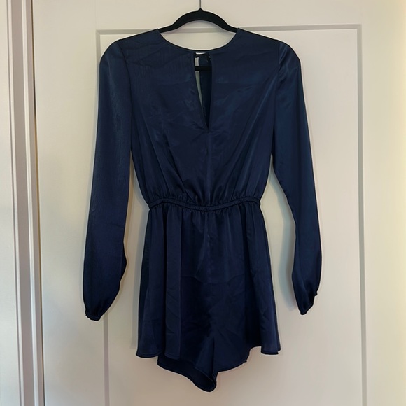 THE FIFTH LABEL Open back Blue romper SZ XS - Picture 1 of 6